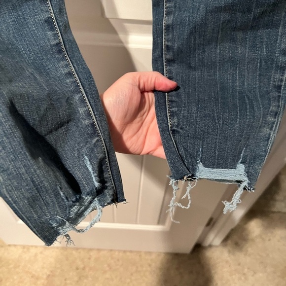 Maurice’s‎ distressed jeggings jeans L Large long NWT - Picture 2 of 10